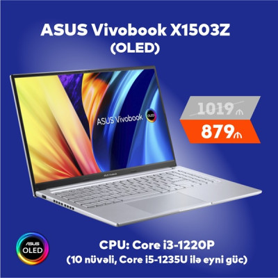 Asus Vivobook X1503ZA-L1502 90NB0WY2-M00R90 OLED endirim